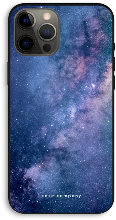 Case Company® - Hoesje geschikt voor iPhone 12 Pro Max hoesje - Nebula - Biologisch Afbreekbaar Telefoonhoesje - Bescherming alle Kanten en Schermrand