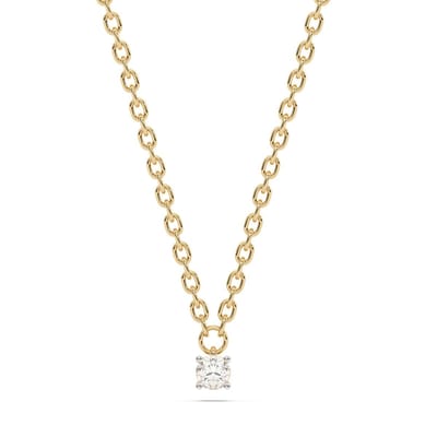 Diam Addict Halskette 585 Gelbgold mit einem im Labor gezüchteten Diamanten