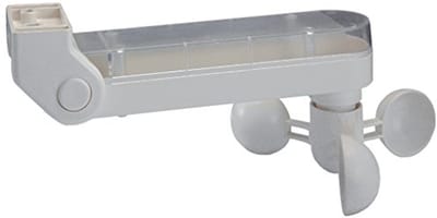 Windmeter met zonnesensor – Anemometer voor windsnelheid en helderheid
