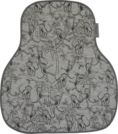 Moepsy waterdichte autostoelbeschermer 'Magic Stof Monkey Gray' universeel