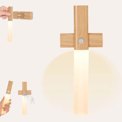 Bewegingsmelder Nachtlampje - Oplaadbare Wandlamp met Automatische Sensor en Magnetische Basis voor Kast en Trap