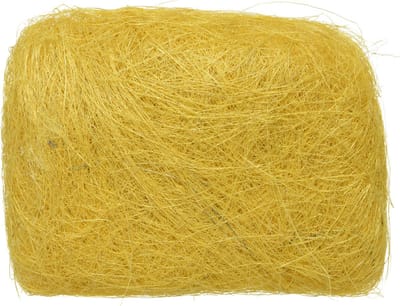 Decoris Decoratie sisal L14-B5-H18cm verpakt in zak