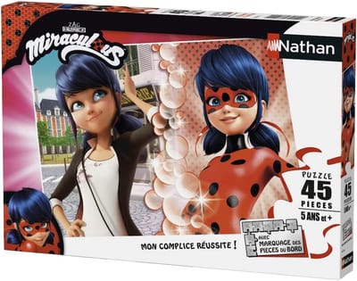 Miraculous Ladybug Puzzel 45 Stukjes - Inclusief Grote Poster