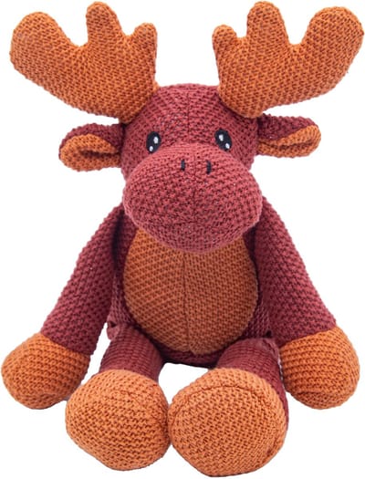 Cute since 1999 - Katoenen knuffel - Rode rendier - Baby knuffel - 17cm