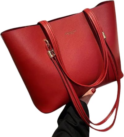 Bovista Handtas Dames - Schoudertas - School - Shopper - Schooltas - Werktas - Rood