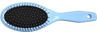Rojafit - Pneumatische Haarborstel - Lichtblauw - Afmeting: 21 cm. Lang x 6,5 cm. Breed
