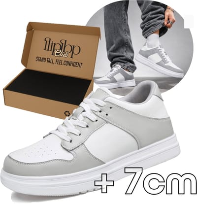 Verhogende Schoenen Heren +7CM – Elevator Sneakers Mannen – Lengte Verhogende Sneakers – Onzichtbare Verhoging – Casual Heren Schoenen