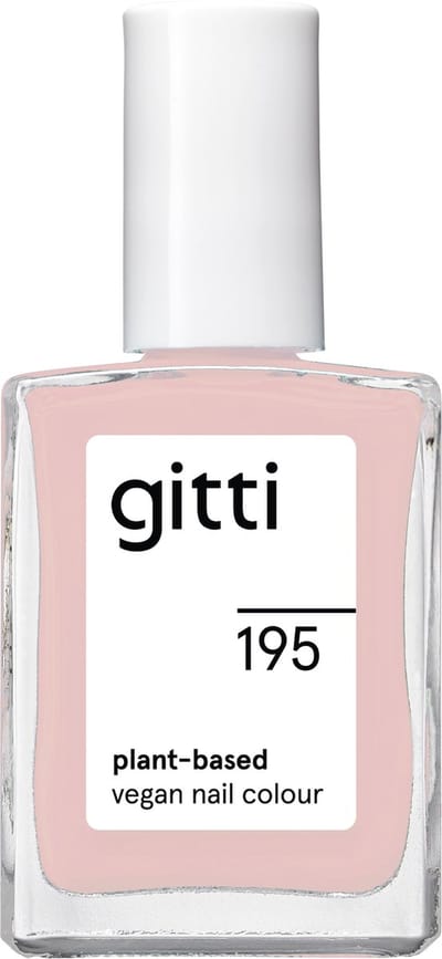 Gitti No. 195 - Tender Rosé - nagellak - minimaal 82% natuurlijk - 23 vrij - manicure - blijft 7 dagen zitten