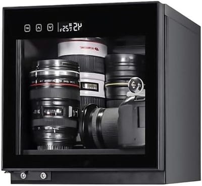 Elektronische Droogkast - Intelligente Opbergbox - Apparatuur Beschermen - Touchscreen Bediening - 40 Liter - Zwart