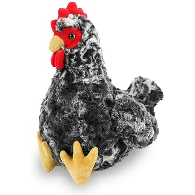 Poupée en peluche poulet simulation mignonne 22 cm dessin animé coq à longs poils poule animal jouet en peluche décoration de maison cadeau pour enfants about 18-22cm