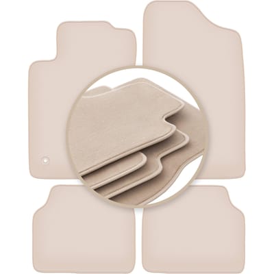 PREMIUM beige matten voor: Peugeot 405 sedan, stationwagen, break 1987-1996