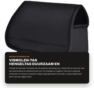 Dailygoods- Vismolen-tas Waterdicht - Hengeltas - Draagtas - Opbergtas - Beschermtas - Hoogwaardig SBR-materiaal