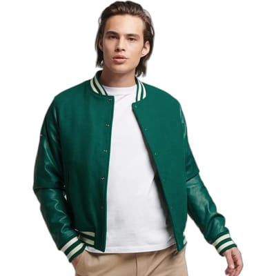 Superdry Vintage Varsity Bomber Jas Grijs 2XL Man