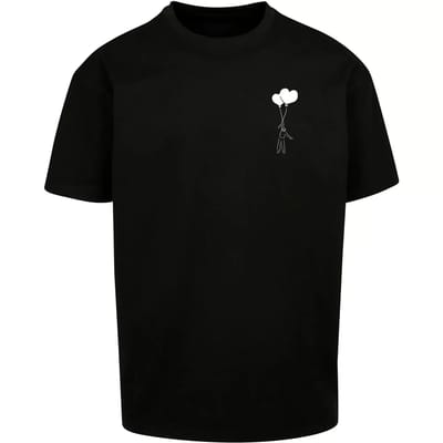 Merchcode - Love In The Air Heavy Oversize Heren Tshirt - XL - Zwart