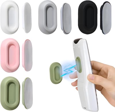Vijfdelige Magnetische Houder voor Afstandsbediening - Silicone Wandhouder voor Thuisgebruik, Sterke Magnetische Bevestiging, Geschikt voor Diverse Afstandsbedieningen