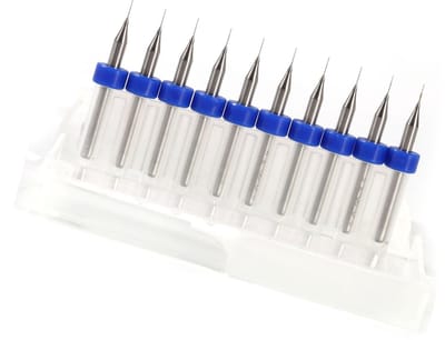 Dailygoods - Boor Set - 10-delige Metaal Boor Set voor PCB - Precisie en Kwaliteit - Geschikt voor Elektronica - Perfect voor Hobbyisten - Ideaal voor...