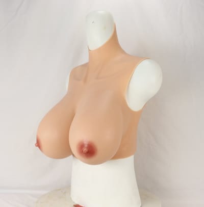 Siliconen Borsten- Breastplate- 100% siliconen- 5800 gram- Grote Borsten- Nep borsten- K cup- Cosplay- Travestie-Transgender