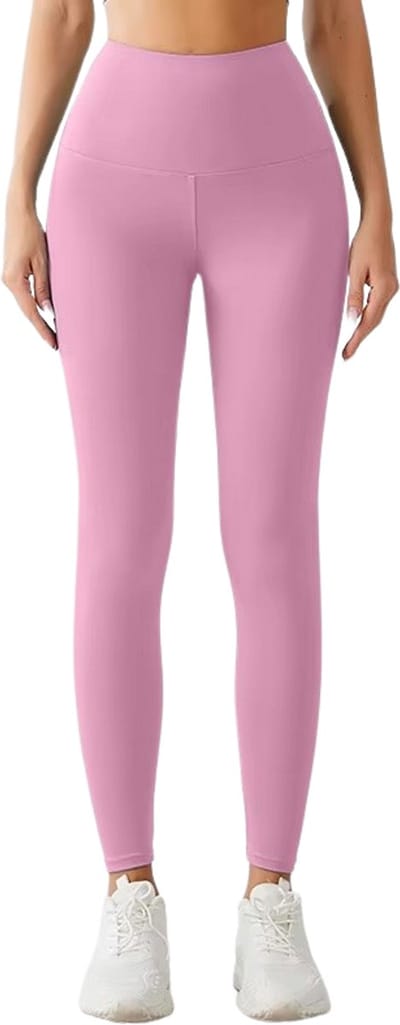 Fashionable Sportieve Dames Legging | Hoge Taille / High Waist | Roze - S