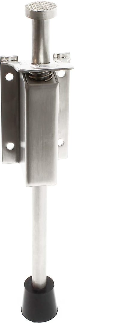 Unyqoos® Verstelbare roestvrijstalen deurstopper voor vloer met eenvoudig pedaalmechanisme