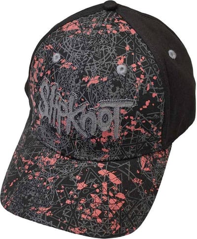 Slipknot - Nonagrams Pattern Baseball pet - Zwart