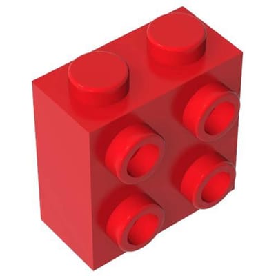 10 STUKS 22885 1x2x1 2/3 met Noppen aan 1 Kant Blok Moc Werkt met Baksteen DOE-HET-ZELF Kinderspeelgoed Assemblage 10pcs