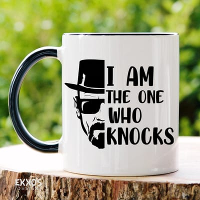 I am the one who knocks mok - Breaking bad - Better call saul - Koffiemok - Grappige cadeaus - Cadeau voor man - Kado man - Kado vrouw - Valentijn cadeautje voor hem - Mokken en bekers - Verjaardag cadeau - Koffiekopjes - Mok met tekst
