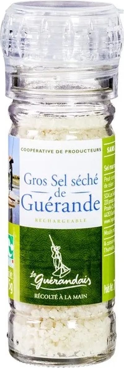 Keltisch Zeezout in Zoutmolen Droog Grof de Guérande 75 gram