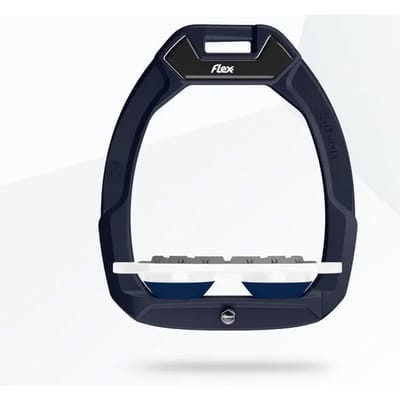 Veiligheids stijgbeugels Plat Grip Bruin/Wit/Marine Flex-On Safe-On