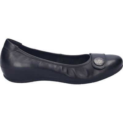 JOSEF SEIBEL Dames Ballerina Florina 04 in zwart