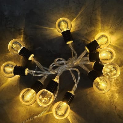 10 Draadloze LED Sfeerverlichting met Timer - Warme Witte Mini Lampjes voor Binnen, Feestjes en Kerstdecoratie