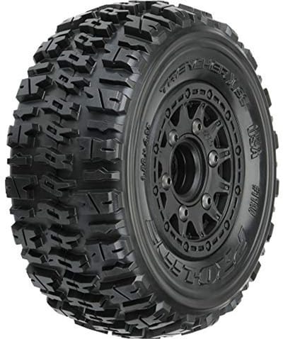 Trencher X SC Banden voor Short Course Trucks met Removeable Hex Wielen 6x30