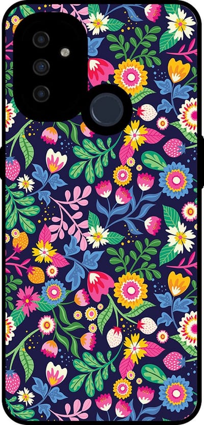 Smartphonica Telefoonhoesje Geschikt voor OnePlus Nord N100 met bloemen opdruk - TPU backcover case flower design geschikt voor OnePlus Nord N100