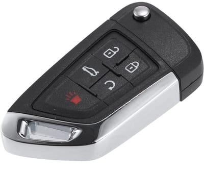 Dailygoods- Sleutelbehuizing 5 Knoppen - Autosleutel Hoesje - Keyless Entry - Beschermt Tegen Krassen - Eenvoudig Te Installeren - Vervangt Oude Behuizing