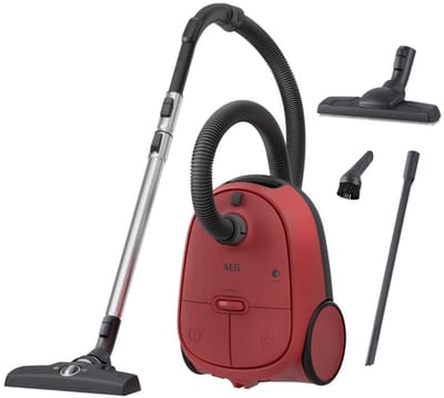 AEG AB61C3CR 6000 serie - Stofzuiger met zak - 650W Rood/Zwart