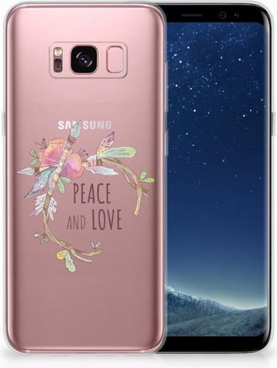 Samsung Galaxy S8 Telefoonhoesje met Naam Boho Text