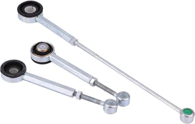 Schakelstang Set - Versnellingspook Link - Auto Onderhoud - Aluminium Legering - 3 Delig - Zilver