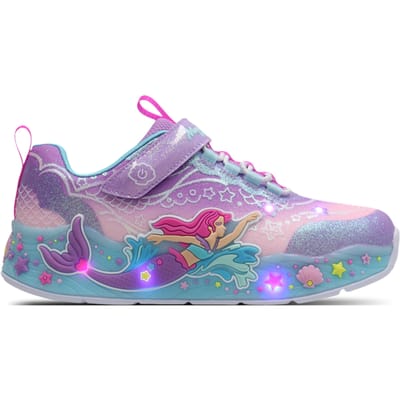 Skechers Mermaid Dreams Peuterschoenen - Paars - Maat 29 - Mesh/Synthetisch