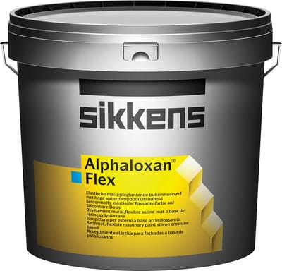 Sikkens Alphaloxan Flex - 10 Liter - Wit / Kleur   8711115248127   Verf