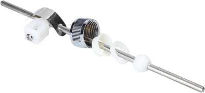 Excentrische stang - Trekstang afvoer - Wastafel bedienen - Precisie metaal - 180 mm lengte - Metaal