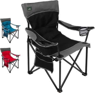Opvouwbare Campingstoel Outdoor - Inklapbaar en Robuust voor Wandelen en Vissen