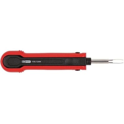 KS TOOLS Ontgrendelingsgereedschap voor vlakstekkers/vlakstifthuizen 2,8 mm 4,8 mm 5,8 mm 6,3 mm (AMP Tyco JPT AMP Tyco SPT AMP Tyco TAB Delphi HVF2 GHW DFK GHW MDK 3) - 150.1269