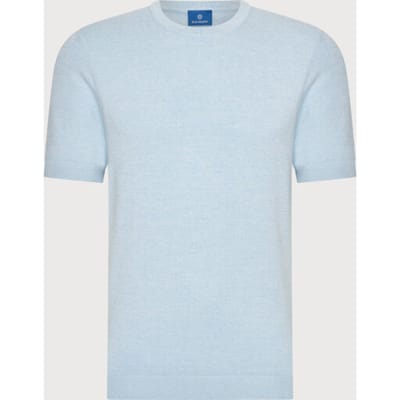 BLUE INDUSTRY T-shirts Polo's & T-shirts Heren - Polo shirt - Lichtblauw - Maat XXL