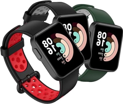 Verstelbare siliconen horlogeband voor Xiaomi Mi Watch Lite en Redmi Watch Lite - Duurzame smartwatch band voor heren en dames, vervangingsaccessoire voor slimme horloge bracelet