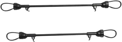 Kinderwagen Connector - Dubbele Kinderwagen Adapter - Reizen met Tweeling - Verstelbare Openingen - 52 cm - Zwart