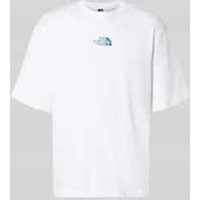 Oversized T-shirt met logo en ronde hals
