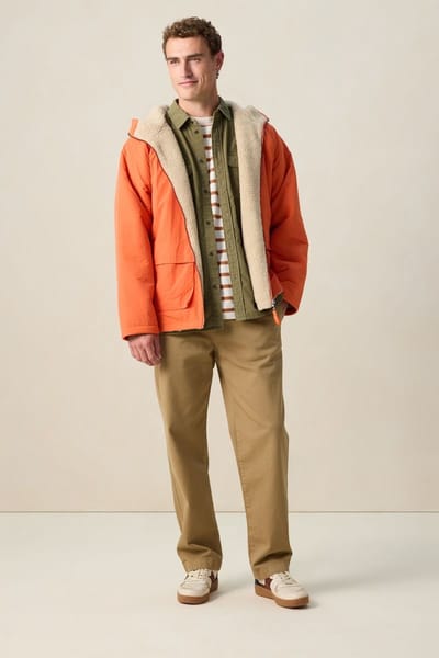 Sissy-Boy - Oranje reversible teddy jas