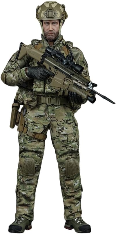 Actiefiguur Special Forces - Militaire Collectible - Display Verzamelobject - Flexibele Figuur - 1/6 Schaal - Zonnebruin