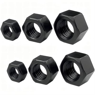 Dailygoods- Zeskantmoeren 20 Stuks - Koolstofstaal - Bevestigingsmiddelen - Hoogwaardige Afwerking - Antiroest - Duurzaam - Moeren