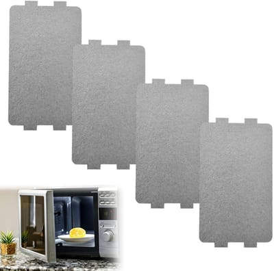 Dailygoods- Mica-plaat 4 Stuks - Magnetron Golfgeleiderafdekking - Temperatuurbestendig - Isolerende Eigenschappen - Huishoudelijke Apparaten - Hoogwaardige Materialen - Magnetrononderdeel