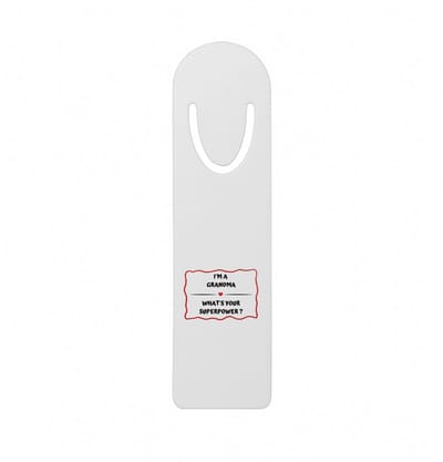 Hacebo® - this grandma is loved by me metalen boekenlegger - Oma - iemand die houdt van zijn oma - verjaardag - cadeautje voor oma - oma artikelen - kado - geschenk Bladwijzer boekenleggers - 12.7 cm x 3.2cm